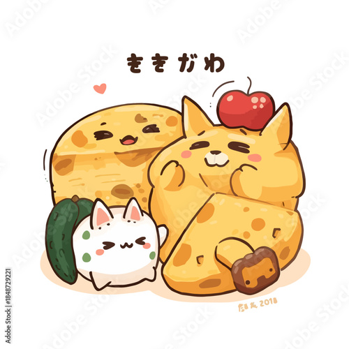 Cute Cheese Design Very Delicious