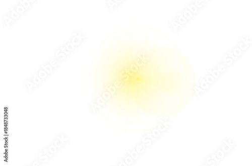 Yellow Starburst Sparkles and Scattered Light Particles, A central bright starburst surrounded by smaller scattered yellow glitters and sparks