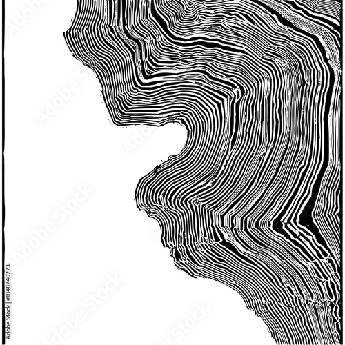 Dark mysterious background with subtle gradient texture and neutral tones for creative design projects and artistic expressions