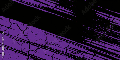 Black sports background design with purple abstract template. Sports players in various activities. Football, basketball, baseball, tennis, rugby, Eps 10, Modern.