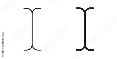 Cursor text icons designs can be used for mobile, ui, websites