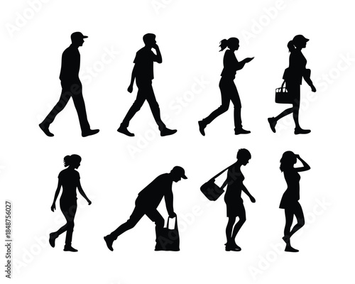 Human Movement and Fitness Activities Concept – Exercise, Running, Walking and Gym Training