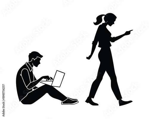 Human Movement and Fitness Activities Concept – Exercise, Running, Walking and Gym Training