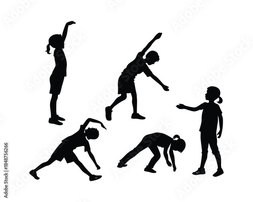 Human Movement and Fitness Activities Concept – Exercise, Running, Walking and Gym Training