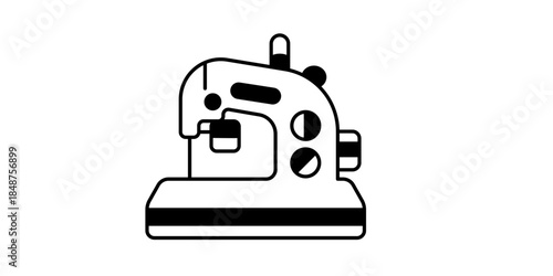 Modern sewing machine for creative projects and fashion design