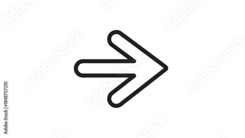 Simple Black Arrow Icon