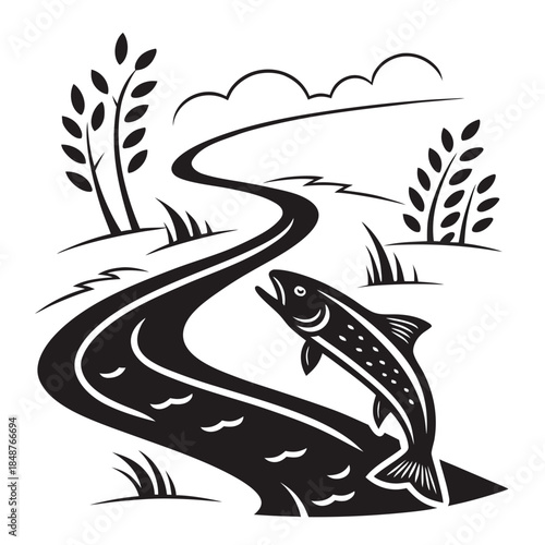 Title: A bridge with intricate metalwork and a railing extending over a body of water with a