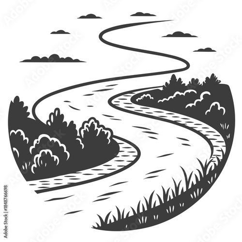 Title: A bridge with intricate metalwork and a railing extending over a body of water with a