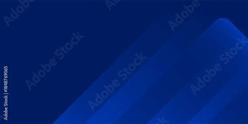 Abstract blue fluid gradient Geometric banner design background.