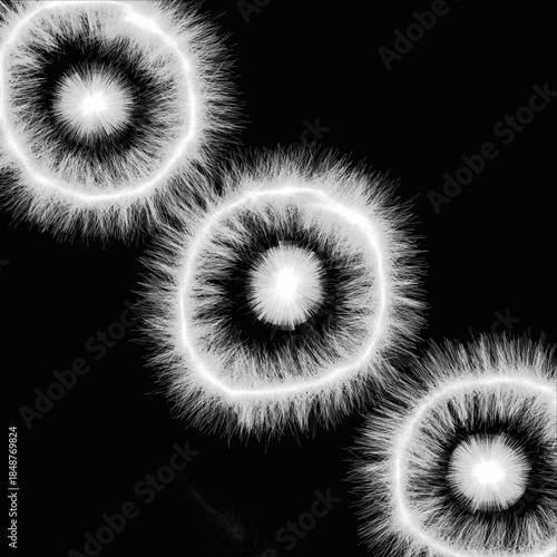 Abstract black and white background