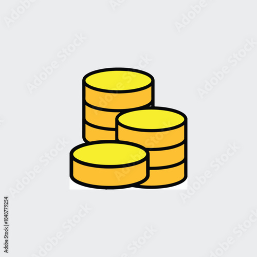stacks of gold coins