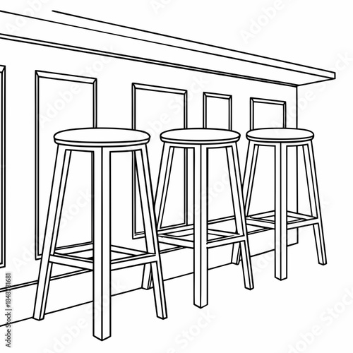 Line three bar stools at counter line bar stools furniture 1