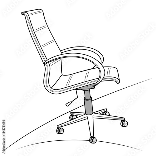 Line office chair with mesh back and wheels line chair