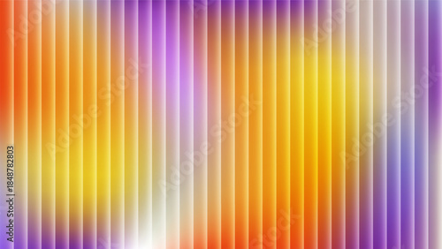 Glass ripple texture with dark gradient background design. Modern glass ripple texture effect. Futuristic distortion, moody abstract glow, reeded vertical blur. Vector Illustration