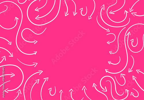 sfondo, grafica, frecce, convergenti, indicare, indicazioni, annuncio, spazio per testo