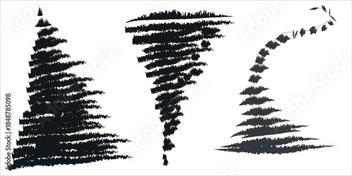 black and white abstract background