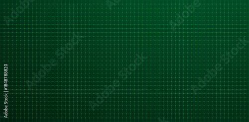 HUD grid futuristic technology overlay green background. Square grid and dot texture . Vector illustration	
