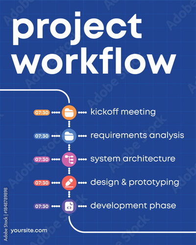 Poster & Social Media Set – Minimal Modern Design for Finance, Education, Business, Marketing & IT