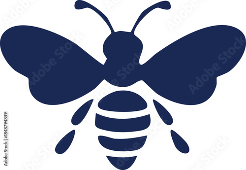 vector illustration of a bee