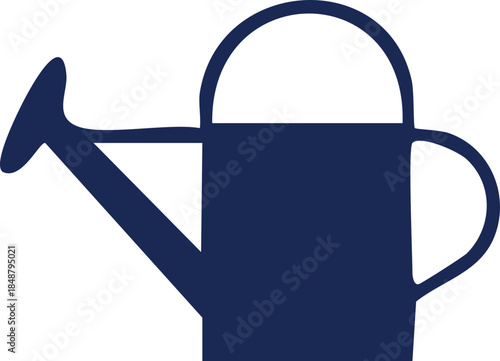 watering can on white background
