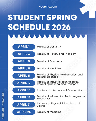 Schedule of Events Template – Timetable Layout Design