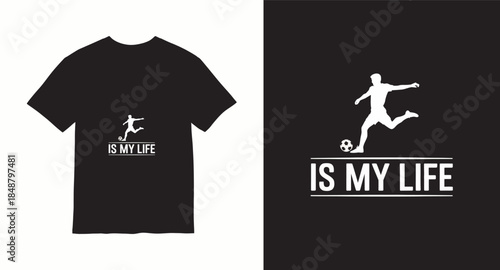 Soccer football vector t-shirt design