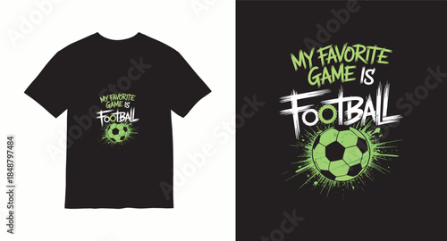 Soccer football vector t-shirt design