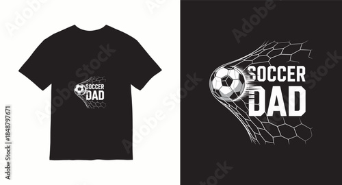 Soccer football vector t-shirt design