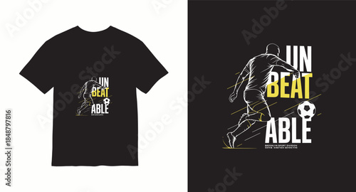Soccer football vector t-shirt design