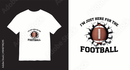 Football vector t-shirt design