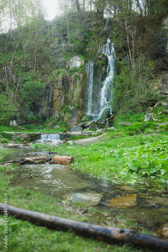 Königshütte Waterfall in the Harz Mountains, Germany