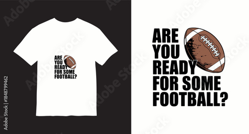 Football vector t-shirt design