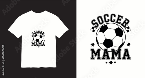 Soccer football vector t-shirt design
