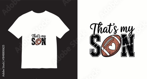 Football vector t-shirt design