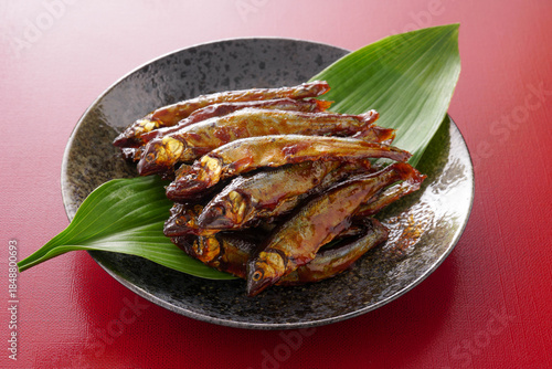 Obraz w ramie 小鮎の佃煮