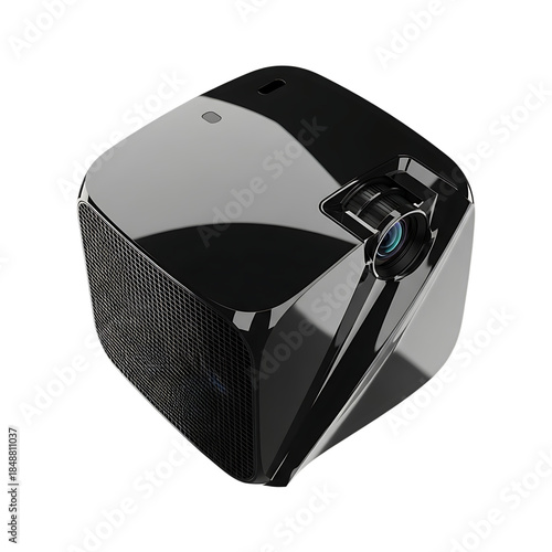 Diamond gemstone cut corner view isolated on transparent background