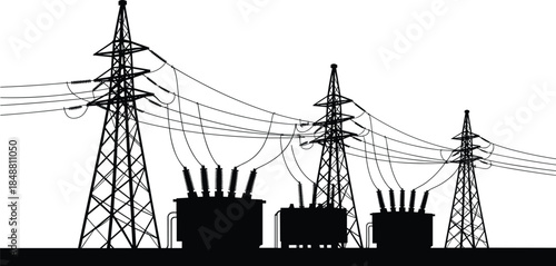 Kids playing soccer silhouette illustration featuring children and coach football game outdoor activity teamwork sport training black vector design