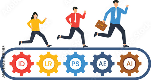 Businessman superhero lifting coin barbell celebrating financial success business achievement corporate strength powerful leader market champion winning concept red cape confetti falling