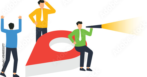 Cybersecurity concept data theft security breach with businessman investigating hacker corporate espionage online fraud digital crime privacy protection risk management finding solution