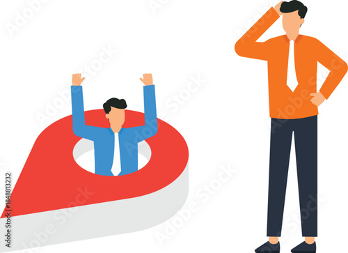 Business failure market crash concept with falling businessman on red arrow financial crisis risk management business strategy economic recession stock market investment loss corporate bankruptcy