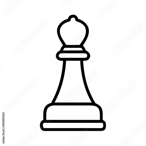 Hobby chess piece icon transparent background