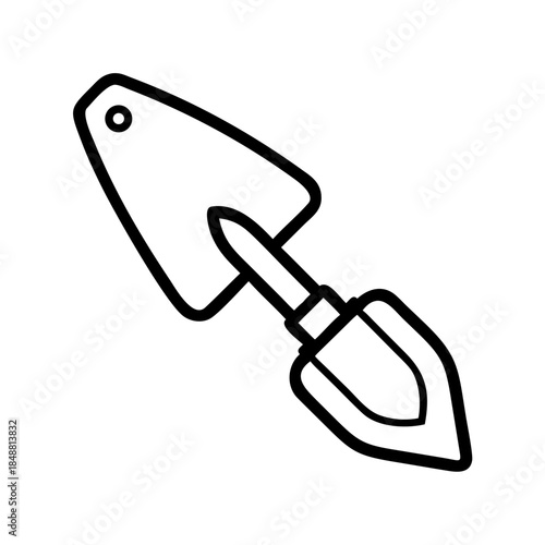 hobby gardening shovel icon transparent background