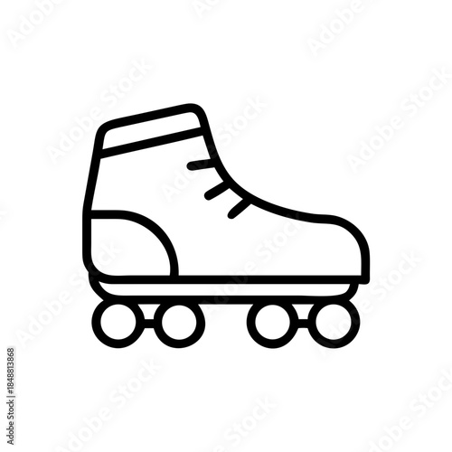 Hobby roller skates icon transparent background
