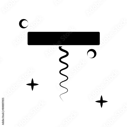 Bottle opener icon design template