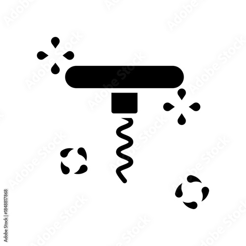 Bottle opener icon design template