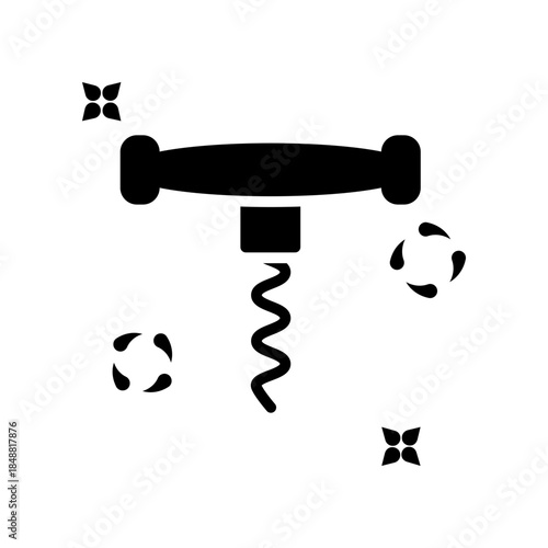 Bottle opener icon design template