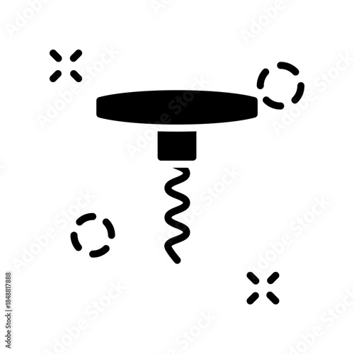 Bottle opener icon design template