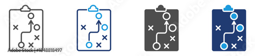 plan icon sheet multiple style