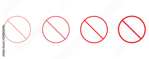 prohibition, restriction, ban, forbidden, stop, no, red, symbol, icon, mark, sign, warning, alert, cancel, denied, negative, error, failed, entry, not, allowed, restricted, area, do, cross, circle, li