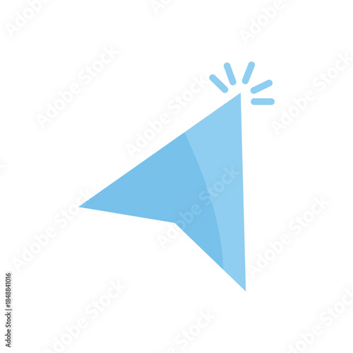 cursor logo icon illustration flat